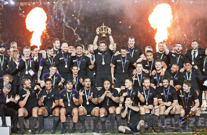 this all black side has been hailed as the best the sport has ever seen after claiming successive world cup crowns photo reuters