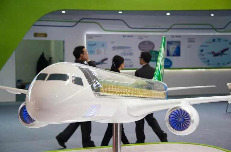 a model of comac 039 s commercial aircraft corp of china c919 passenger plane is seen on display at the airshow china in zhuhai photo afp a model of comac 039 s commercial aircraft corp of china c919 passenger plane is seen on display at the airshow china in zhuhai photo afp