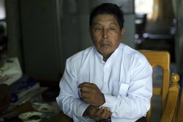 muslim candidate khin maung thein pauses during an interview with reuters in mandalay october 5 2015 photo reuters