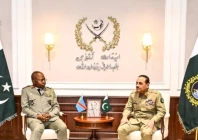 chief of defence forces and chief of army staff field marshal asim munir in a meeting with chief of defence of the armed forces of the democratic republic of congo lieutenant general banza mwilambwe jules in rawalpindi on 21 august ispr chief of defence forces and chief of army staff field marshal asim munir in a meeting with chief of defence of the armed forces of the democratic republic of congo lieutenant general banza mwilambwe jules in rawalpindi on 21 august ispr