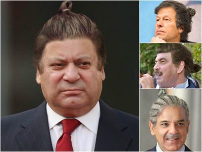 if pakistani leaders had man buns