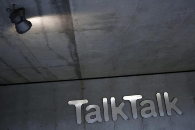 a spotlight shines on a company logo at a talktalk building in london britain october 23 2015 photo reuters a spotlight shines on a company logo at a talktalk building in london britain october 23 2015 photo reuters