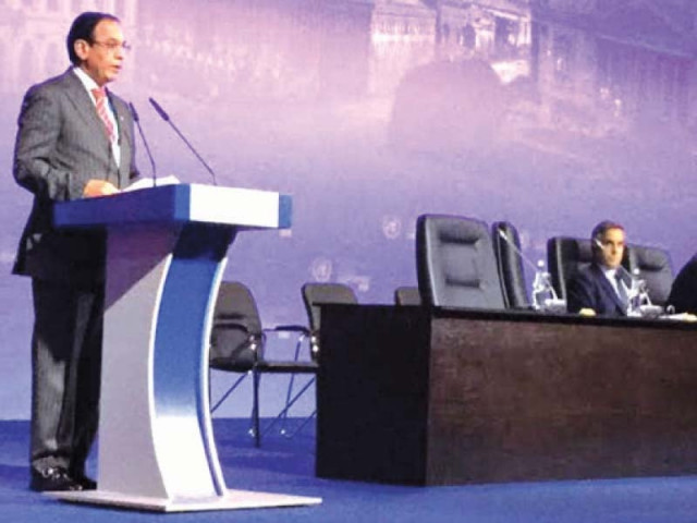 the nab chief is attending a conference of the states that are parties to the un convention against corruption at st petersburg russia photo express the nab chief is attending a conference of the states that are parties to the un convention against corruption at st petersburg russia photo express