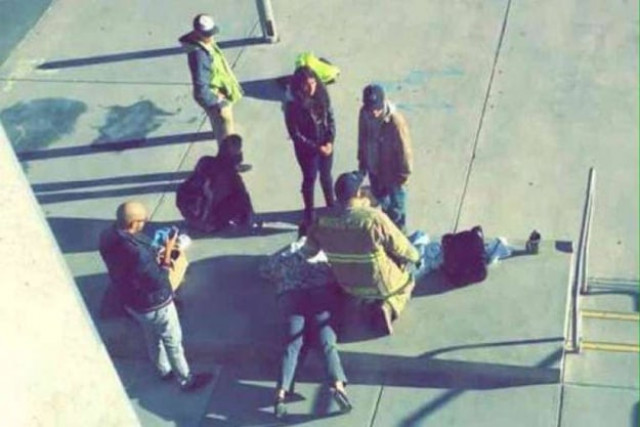 a twitter image said to show first respondents at the scene photo twitter a twitter image said to show first respondents at the scene photo twitter