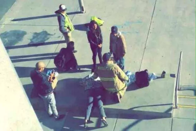 a twitter image said to show first respondents at the scene photo twitter a twitter image said to show first respondents at the scene photo twitter