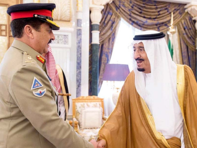 general raheel meets saudi king salman photo inp general raheel meets saudi king salman photo inp