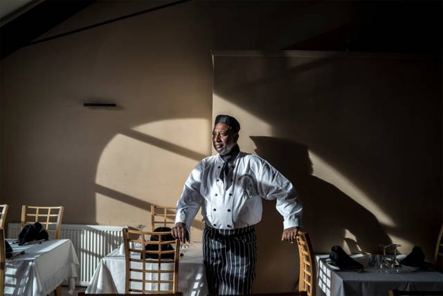 mohammad azad the executive chef at cafe saffron in shropshire photo andrew testa the new york times