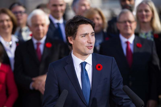 canadian prime minister justin trudeau speaks at a press conference at rideau hall after being sworn in as canada 039 s 23rd prime minister in ottawa ontario november 4 2015 photo afp canadian prime minister justin trudeau speaks at a press conference at rideau hall after being sworn in as canada 039 s 23rd prime minister in ottawa ontario november 4 2015 photo afp