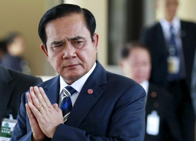 thailand 039 s prime minister prayuth chan ocha gestures after presiding over thailand corporate excellence award for financial management at the government house in bangkok thailand on september 9 2015 photo reuters thailand 039 s prime minister prayuth chan ocha gestures after presiding over thailand corporate excellence award for financial management at the government house in bangkok thailand on september 9 2015 photo reuters