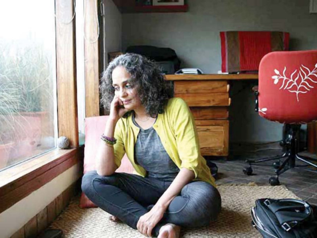 the booker prize winner is proud to join the protest initiated by fellow writers and artists photo file the booker prize winner is proud to join the protest initiated by fellow writers and artists photo file