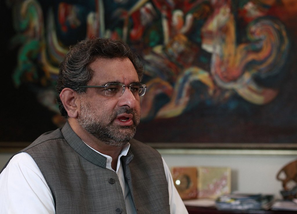 federal minister for petroleum and natural resources shahid khaqan abbasi photo reuters file