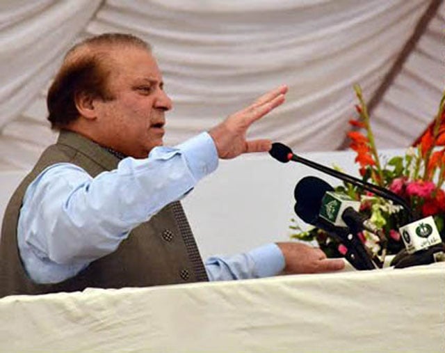 prime minister nawaz sharif addresses farmers in lodhran on november 6 2015 photo pid