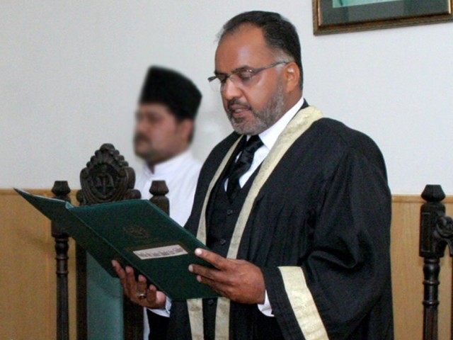 islamabad high court ihc justice shaukat aziz siddiqui photo muhammad javaid