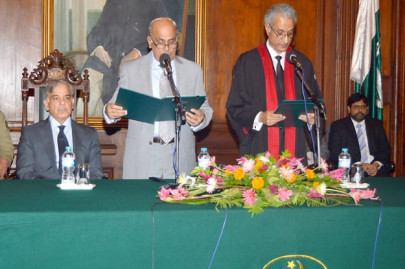new appointment justice ahsan sworn in as lhc chief justice