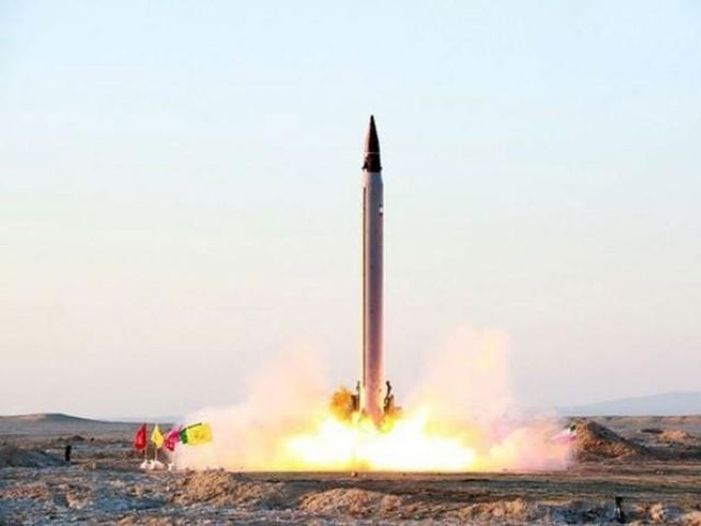 a new iranian precision guided ballistic missile is launched as it is tested at an undisclosed location october 11 2015 photo reuters a new iranian precision guided ballistic missile is launched as it is tested at an undisclosed location october 11 2015 photo reuters