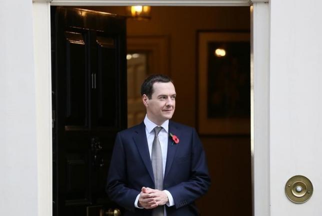 britain 039 s chancellor of the exchequer george osborne stands outside 11 downing street to welcome brazil 039 s finance minister joaquim levy in central london britain october 29 2015 photo reuters