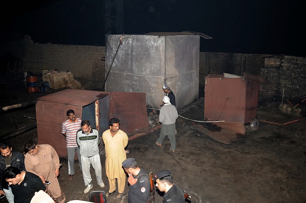 four others were injured in the blast photo express