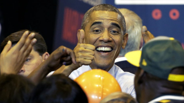 the political motive of the post was to urge support for tackling climate change photo associated press