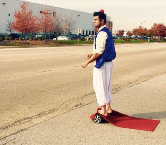 masood khan made headlines after he dressed up as aladdin for halloween and flouted around on a hover board photo saudi gazette masood khan made headlines after he dressed up as aladdin for halloween and flouted around on a hover board photo saudi gazette