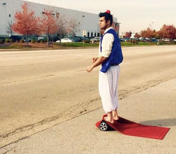 masood khan made headlines after he dressed up as aladdin for halloween and flouted around on a hover board photo saudi gazette masood khan made headlines after he dressed up as aladdin for halloween and flouted around on a hover board photo saudi gazette