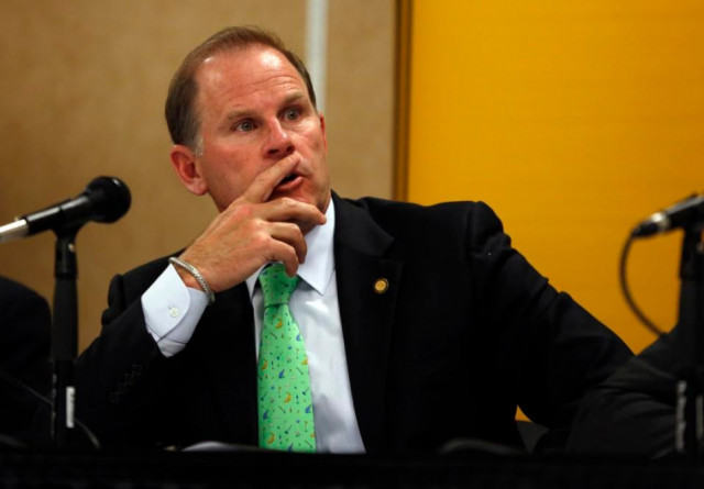 in this friday april 11 2014 file photo university of missouri president tim wolfe participates in a news conference in rolla mo missouri football players announced saturday nov 7 2015 on twitter that they will not participate in team activities until the university president is removed from office the move aligns the team with campus groups who have been protesting the way wolfe has dealt with issues of racial harassment during the school year photo ap in this friday april 11 2014 file photo university of missouri president tim wolfe participates in a news conference in rolla mo missouri football players announced saturday nov 7 2015 on twitter that they will not participate in team activities until the university president is removed from office the move aligns the team with campus groups who have been protesting the way wolfe has dealt with issues of racial harassment during the school year photo ap