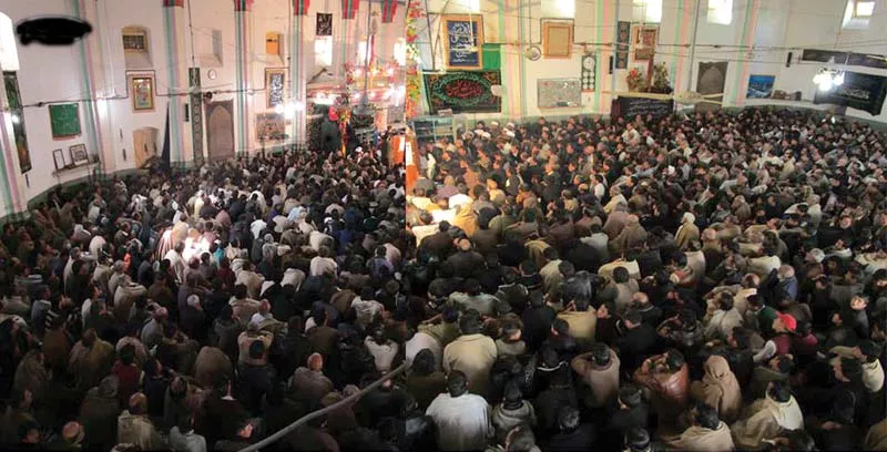 thousands of people attended the commemoration of irfani s first death anniversary in parachinar photo express thousands of people attended the commemoration of irfani s first death anniversary in parachinar photo express