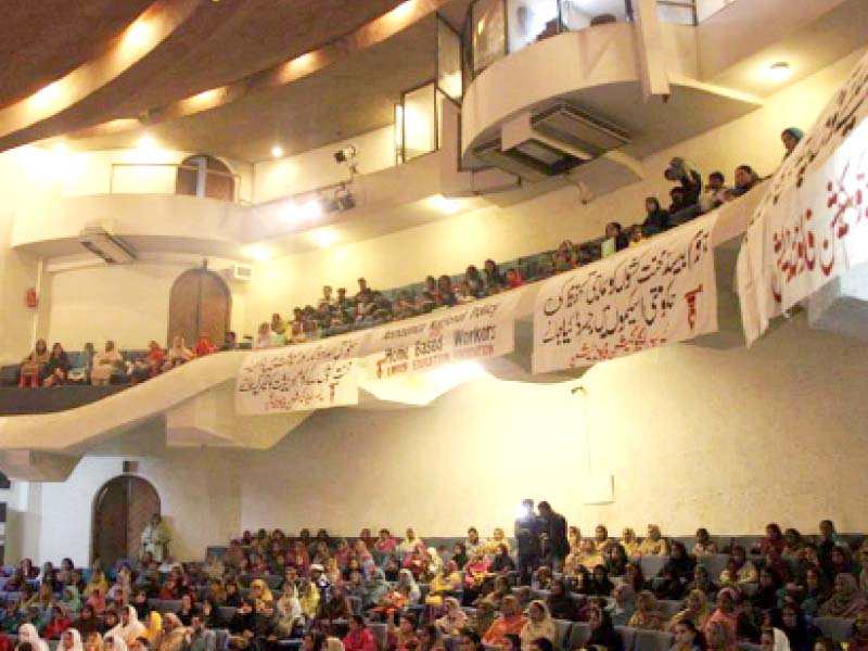 home based workers from all over the country attended the conference photo khalid mahmood