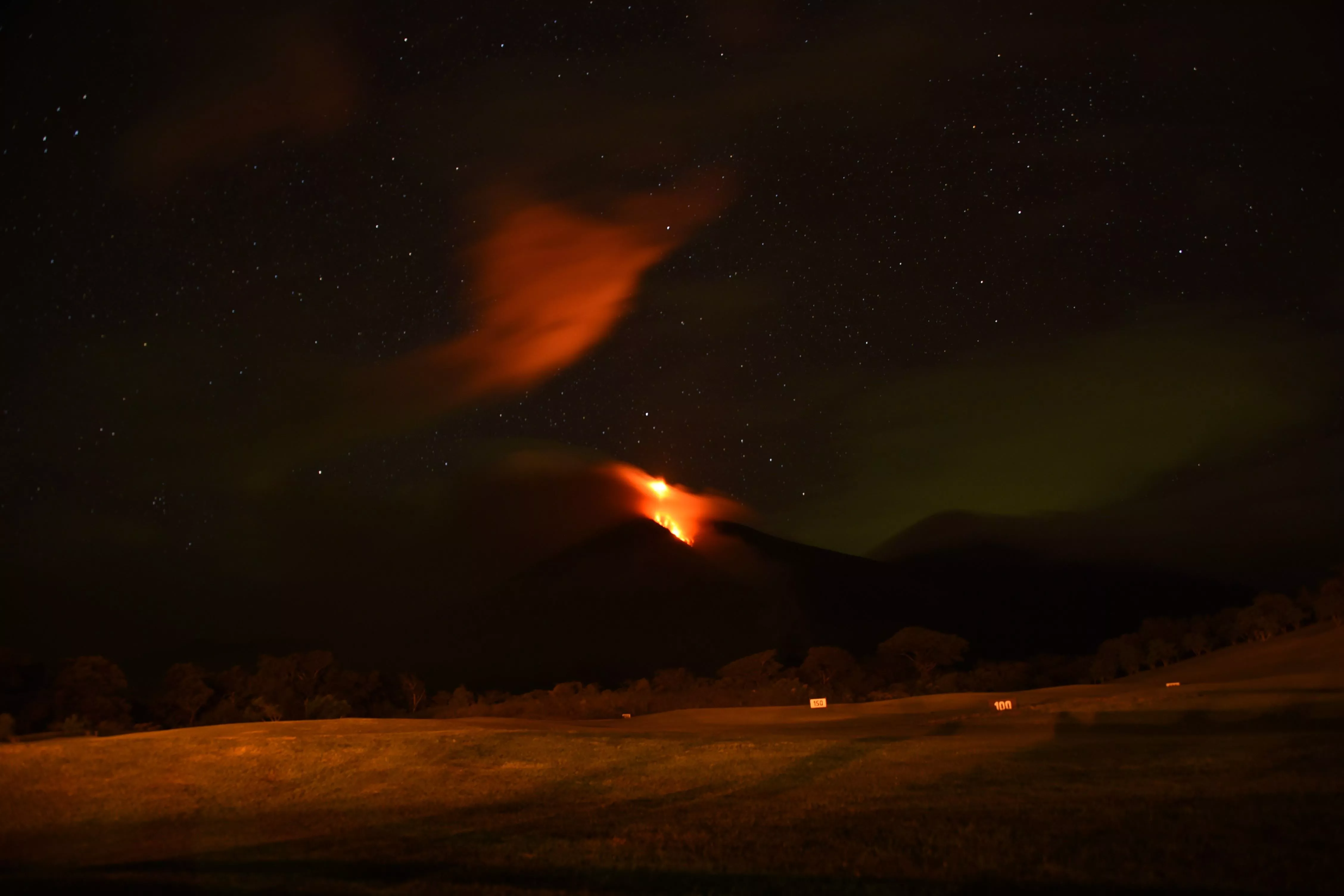 the fuego volcano seen from san juan alotenango municipality sacatepequez departament about 65 km southwest of guatemala city erupts on november 10 2015 emergency service officials in guatemala on tuesday issued an orange alert over increasing eruptions from the country 039 s southeastern fuego volcano and ordered the evacuation of a nearby hotel the 3 763 meter 12 346 foot high colossus whose name means quot fire quot in spanish showed heightened activity overnight sending columns of ash high into the sky spilling lava down its side and provoking small tremors photo afp the fuego volcano seen from san juan alotenango municipality sacatepequez departament about 65 km southwest of guatemala city erupts on november 10 2015 emergency service officials in guatemala on tuesday issued an orange alert over increasing eruptions from the country 039 s southeastern fuego volcano and ordered the evacuation of a nearby hotel the 3 763 meter 12 346 foot high colossus whose name means quot fire quot in spanish showed heightened activity overnight sending columns of ash high into the sky spilling lava down its side and provoking small tremors photo afp