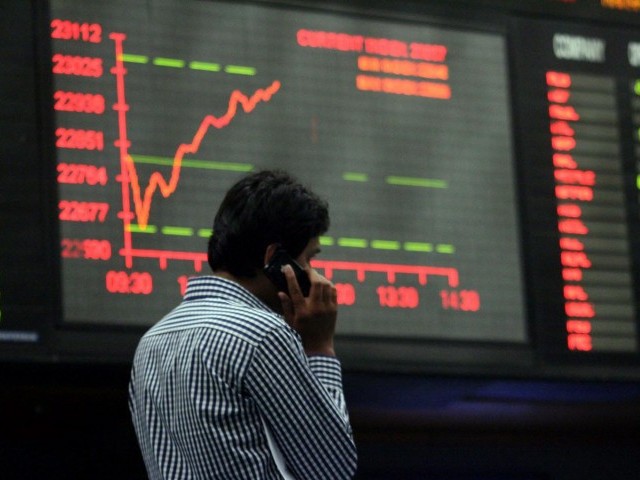 benchmark kse 100 index falls 24 08 points photo inp