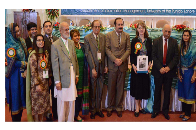 group photo of participants with education minister rana mashood khan photo express