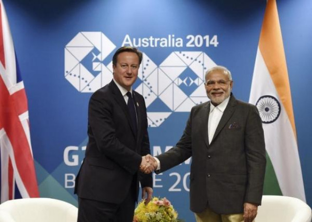 prime minister david cameron l meets with indian prime minister narendra modi at their bilateral meeting before the g20 leaders summit in brisbane in this november 14 2014 file photo photo reuters prime minister david cameron l meets with indian prime minister narendra modi at their bilateral meeting before the g20 leaders summit in brisbane in this november 14 2014 file photo photo reuters
