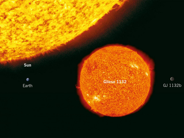 gj 1132b s star gliese 1132 is considerably smaller than the sun photo nasa