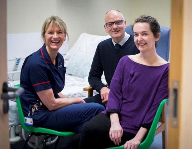 pauline cafferkey r smiles alongside doctor michael jacobs and senior matron breda athan at the royal free hospital in london november 11 2015 photo reuters pauline cafferkey r smiles alongside doctor michael jacobs and senior matron breda athan at the royal free hospital in london november 11 2015 photo reuters