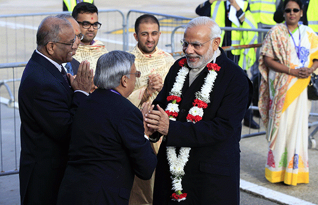 modi will hold talks with cameron and become the first indian prime minister to address both houses of parliament photo afp modi will hold talks with cameron and become the first indian prime minister to address both houses of parliament photo afp