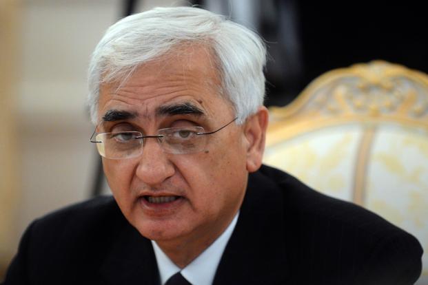 a file photo of salman khurshid photo afp