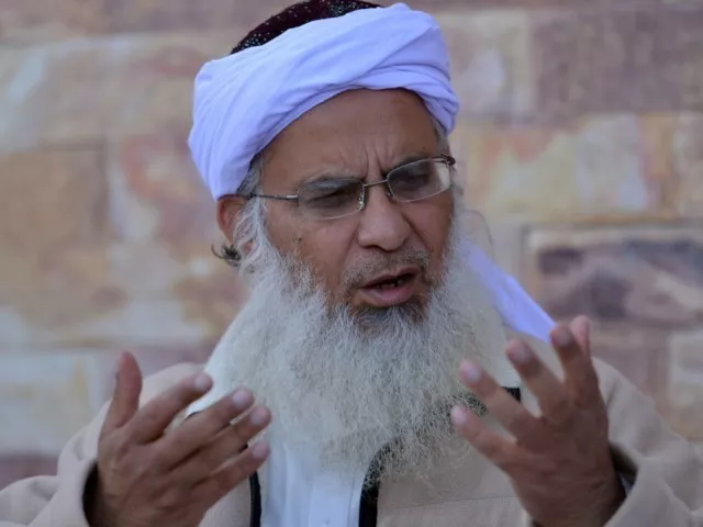 file photo of maulana abdul aziz photo afp file photo of maulana abdul aziz photo afp