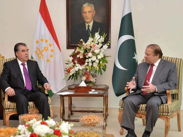 prime minister nawaz sharif in a meeting with tajikistan president emomali rahmon at prime minister 039 s house in islamabad on november 12 2015 photo nni prime minister nawaz sharif in a meeting with tajikistan president emomali rahmon at prime minister 039 s house in islamabad on november 12 2015 photo nni
