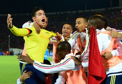 james to the rescue as colombia hold chile