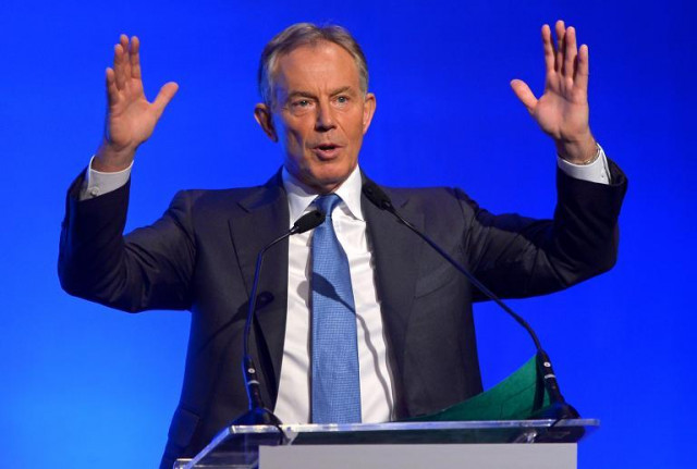 blair who was an envoy for the middle east peace making quartet said he was now acting as a private citizen to push for a negotiated settlement photo afp file blair who was an envoy for the middle east peace making quartet said he was now acting as a private citizen to push for a negotiated settlement photo afp file