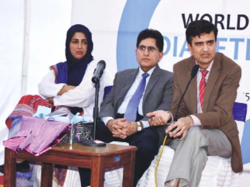 preventive measures such as regular medication proper blood glucose level tests exercise and a balanced diet were advocated photo express preventive measures such as regular medication proper blood glucose level tests exercise and a balanced diet were advocated photo express