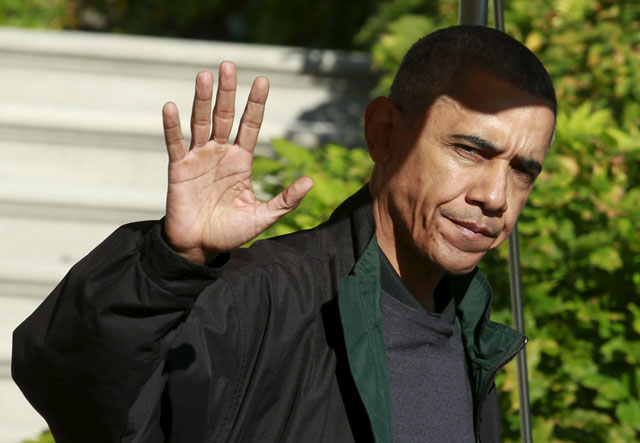 us president barack obama waves as he walks out from the white house in washington before his departure to turkey on november 14 2015 photo reuters