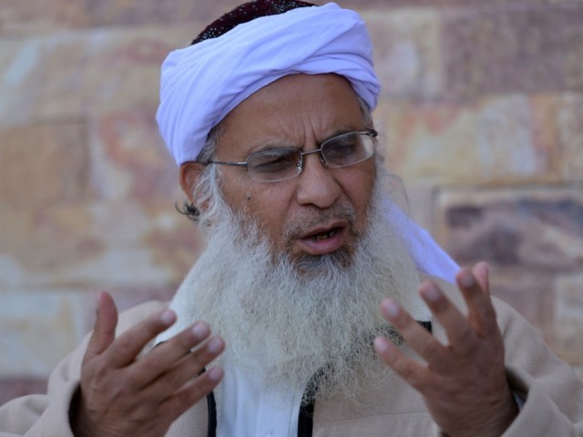 a file photo of lal masjid cleric maulana abdul aziz photo afp