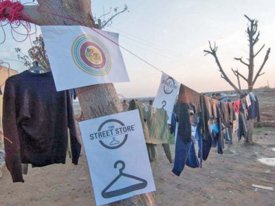 a store where the poor shop for free with dignity