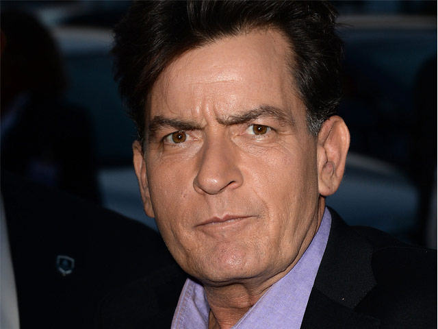 Charlie Sheen has a foot fetish