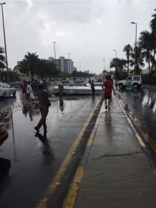 deaths flight delays as heavy rains hit saudi arabia