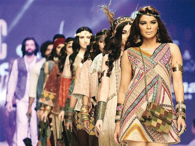 the showcase featured retail brands boasting a riot of colours and designs photo shafiq malik express the showcase featured retail brands boasting a riot of colours and designs photo shafiq malik express