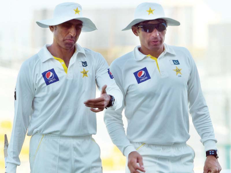 despite big names such as shoaib akhtar saqlain mushtaq and ramiz raja being considered for the post misbah and younus made the final cut photo file