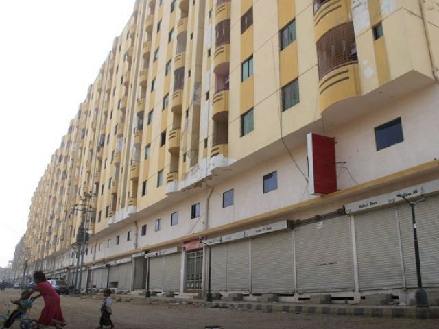the moon gardens project where over 200 families are currently living or have bought their homes was ordered by the shc to be demolished the apex court on tuesday stayed the order photo express