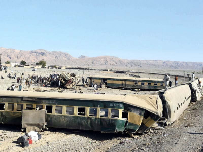 tragedy in bolan 16 dead as train hurtles off tracks
