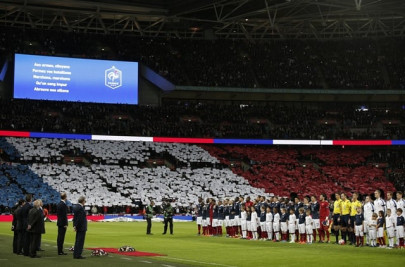 wembley honours paris victims with french anthem wembley honours paris victims with french anthem